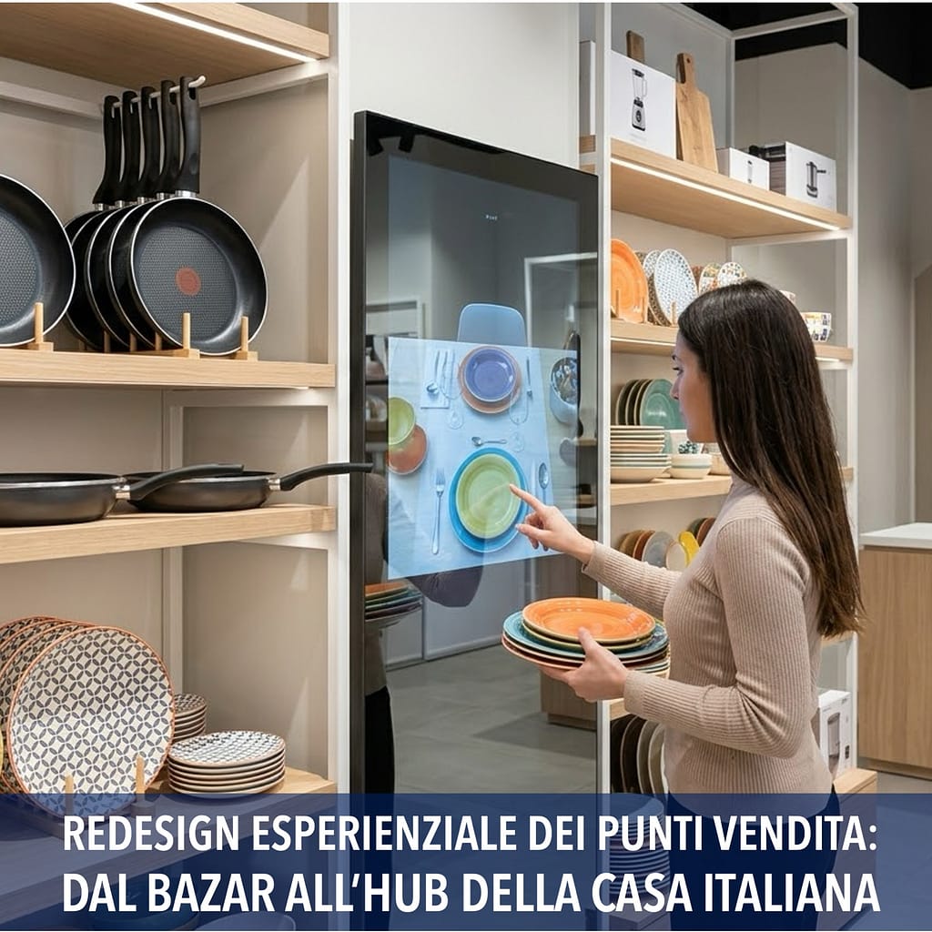 Redesign Esperienziale dei punti vendita: Dal Bazar all’HUB della Casa Italiana