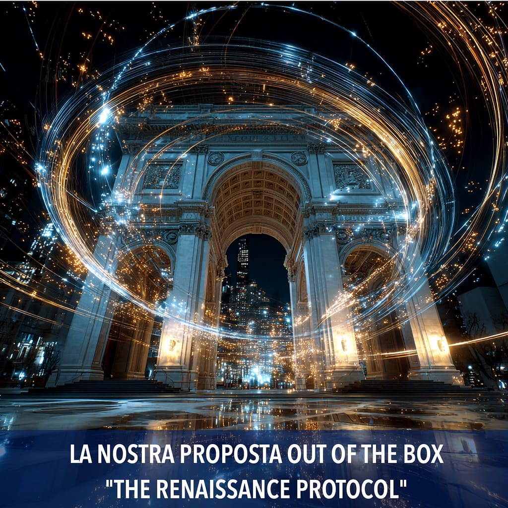 La nostra proposta Out of the Box - The Renaissance Protocol - Immagine by Avriolab generata con AI