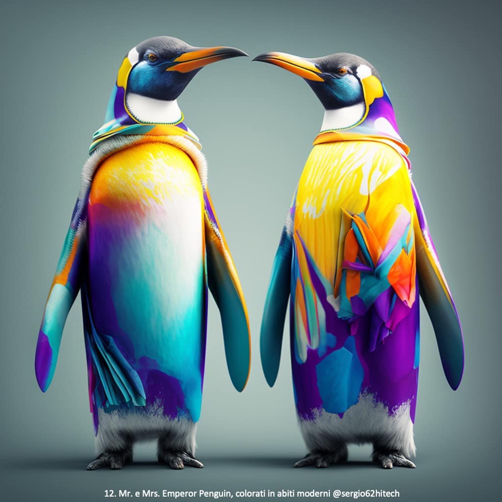 Mr and Mrs Emperor Penguin 12 @sergio62hitech