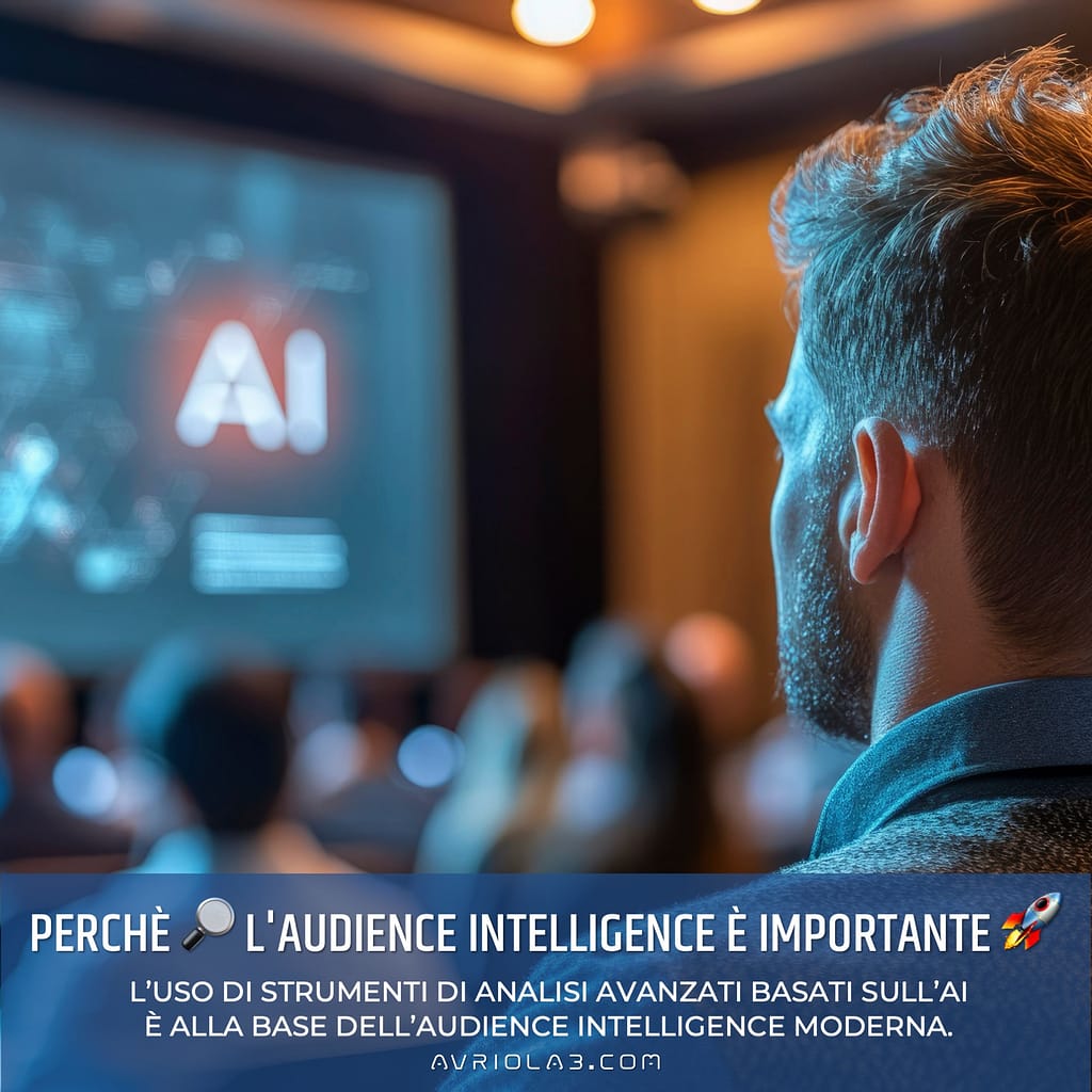 l’uso di strumenti di analisi avanzati basati sull’AI  è alla base dell’Audience Intelligence moderna.
