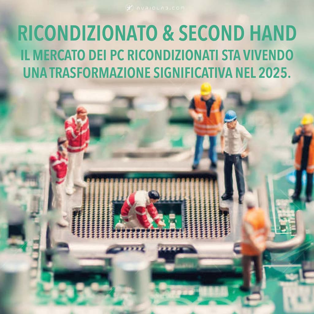 RICONDIZIONATO & SECOND HAND
Il mercato dei PC ricondizionati sta vivendo una trasformazione significativa nel 2025.