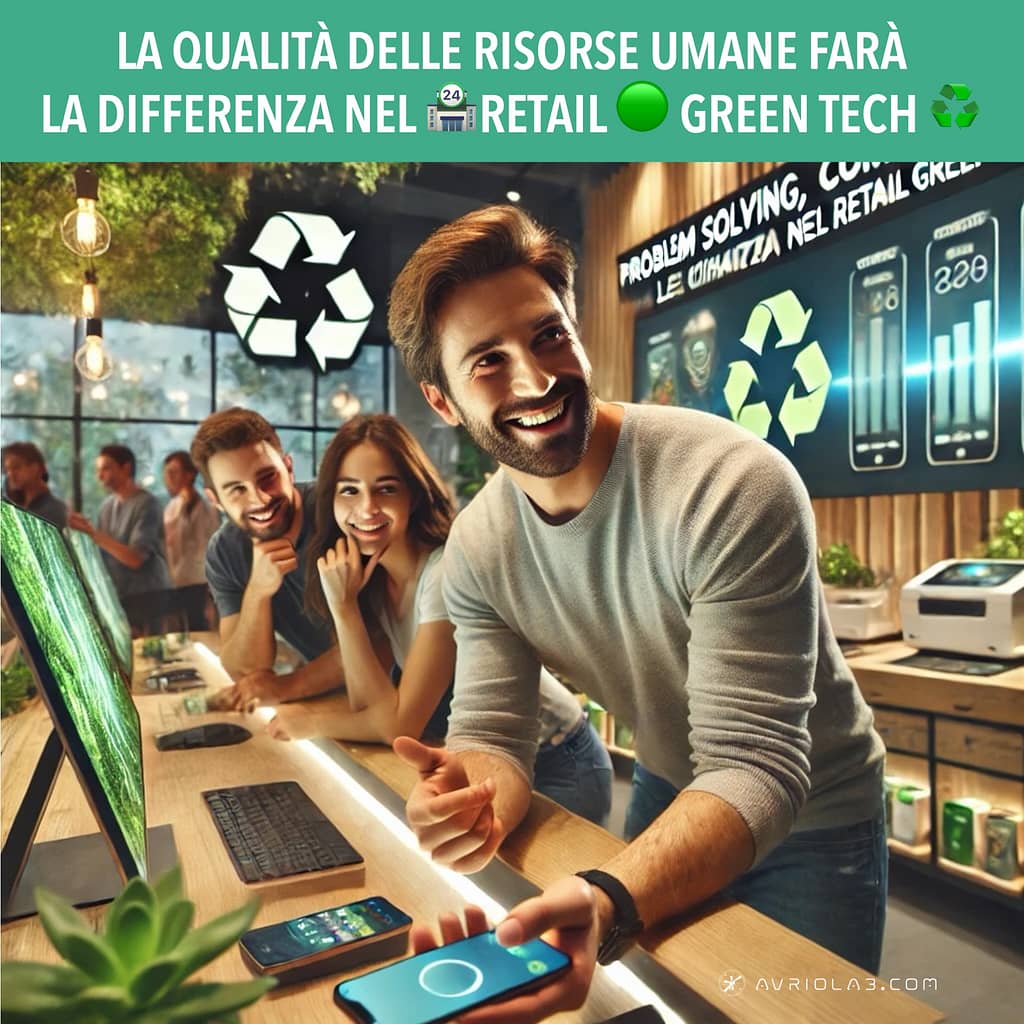Capacità di ascolto, problem solving, competenza e formazione: la qualità delle risorse umane farà la differenza nel Green Tech Retail.