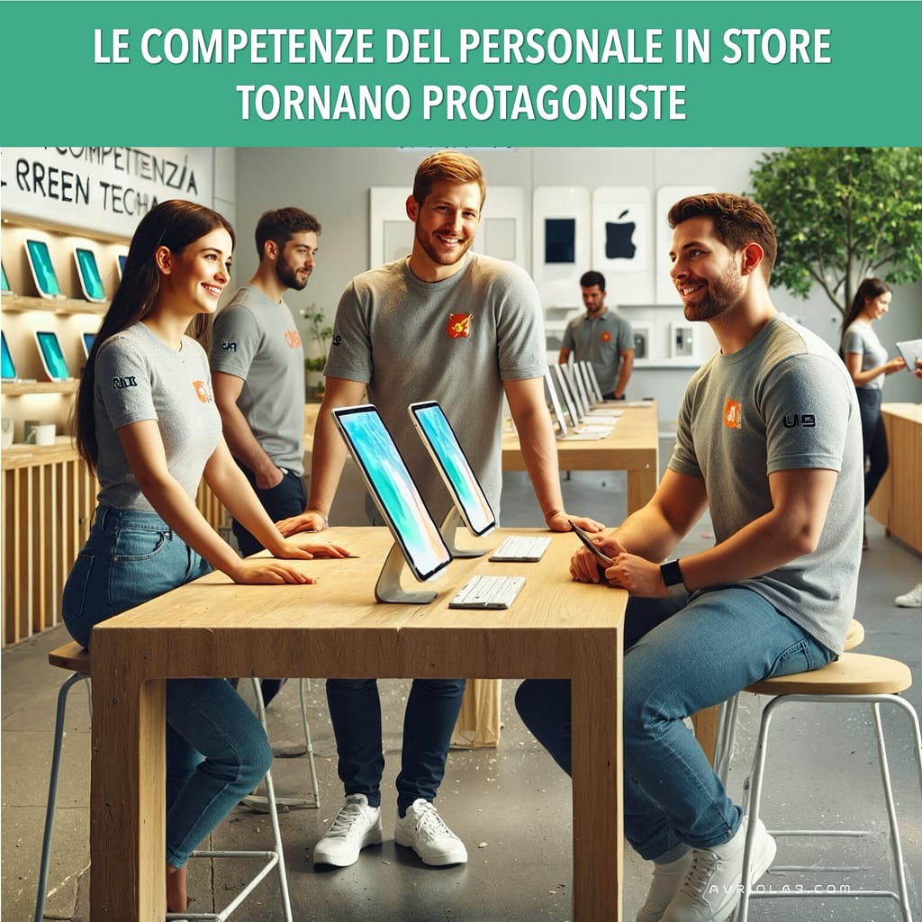Le competenze del personale in store tornano protagoniste.
