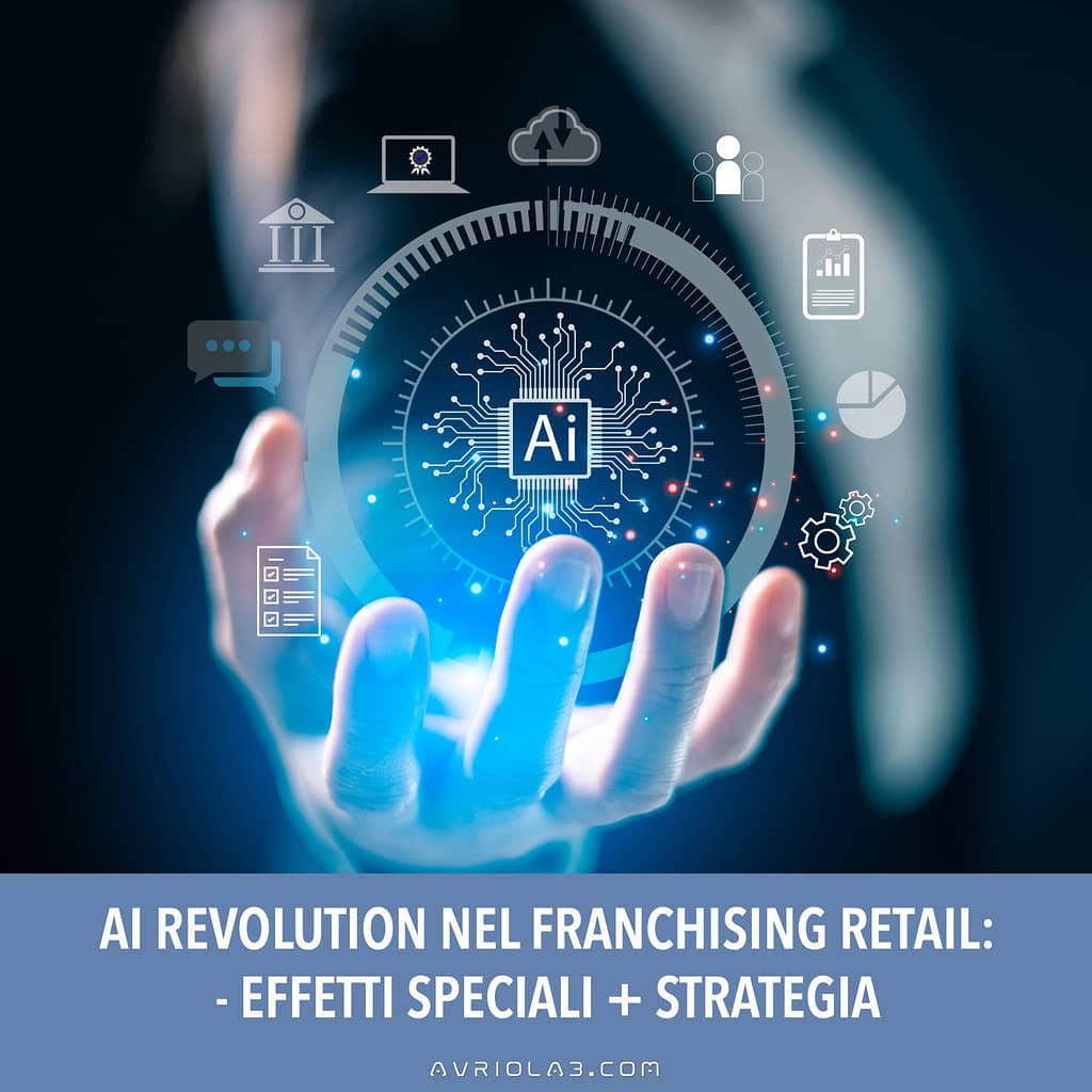 AI Revolution nel settore del Franchising Retail: meno effetti speciali e più strategia ovvero come costruire una strategia che funziona.