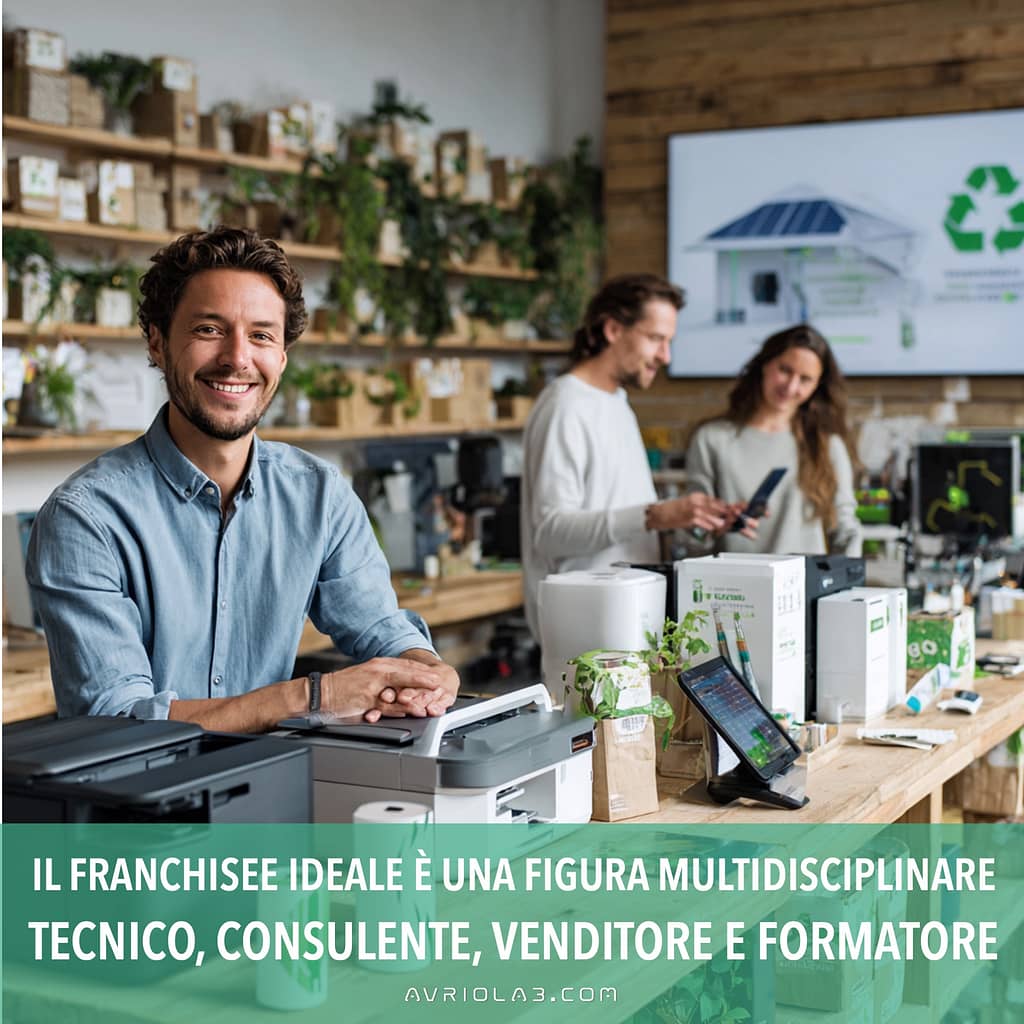 Il franchisee ideale è oggi una figura multidisciplinare: tecnico, consulente, venditore e formatore.