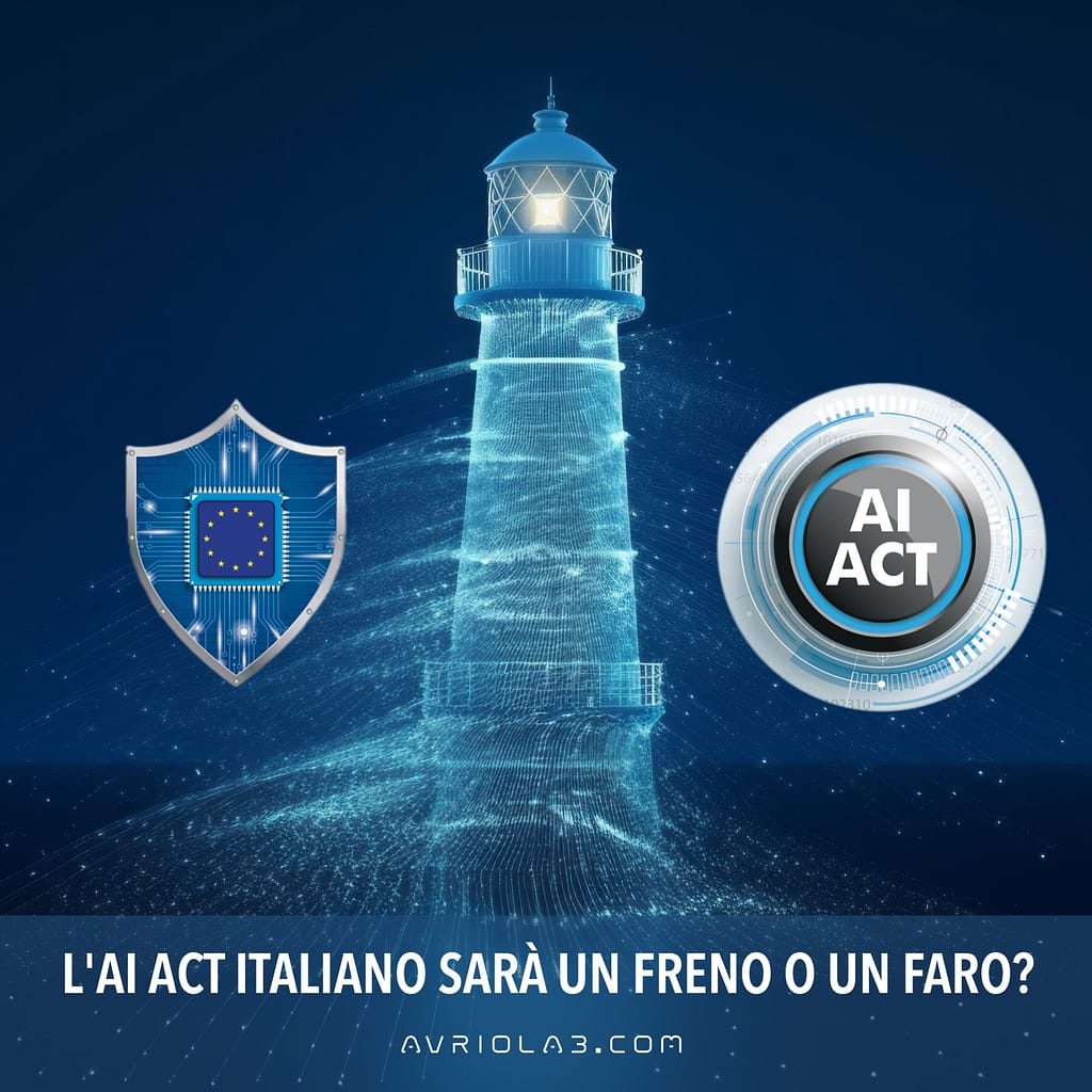 L'AI ACT ITALIANO SARÀ UN FRENO O UN FARO? la risposta non è nel testo della legge, ma nel nostro modo di implementarla.