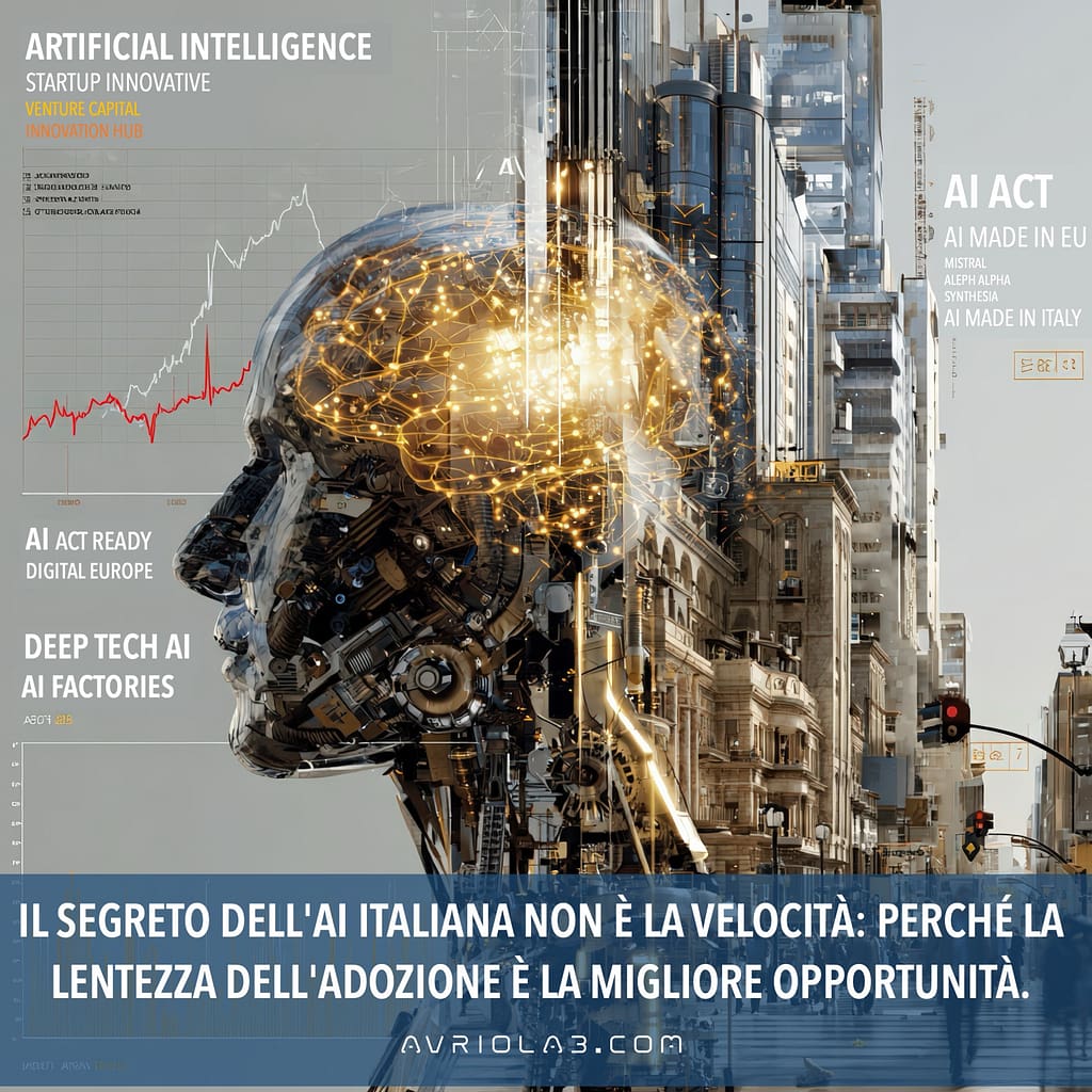 Il Segreto dell'AI Italiana non è la Velocità- Perché la Lentezza dell'Adozione è la Migliore Opportunità BY AVRIOLAB