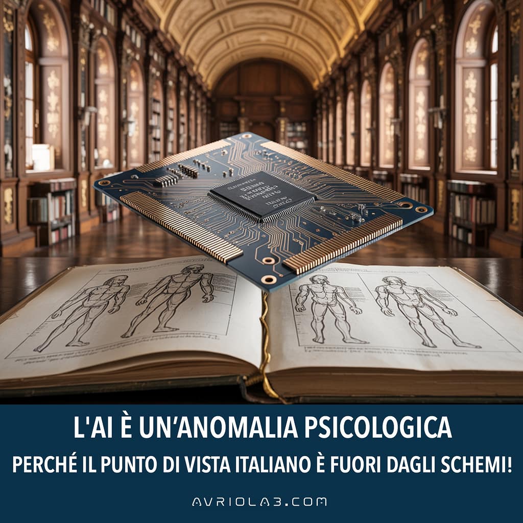 L'AI è un'anomalia psicologica - Perchè il punto di vista italiano è fuori dagli schemi