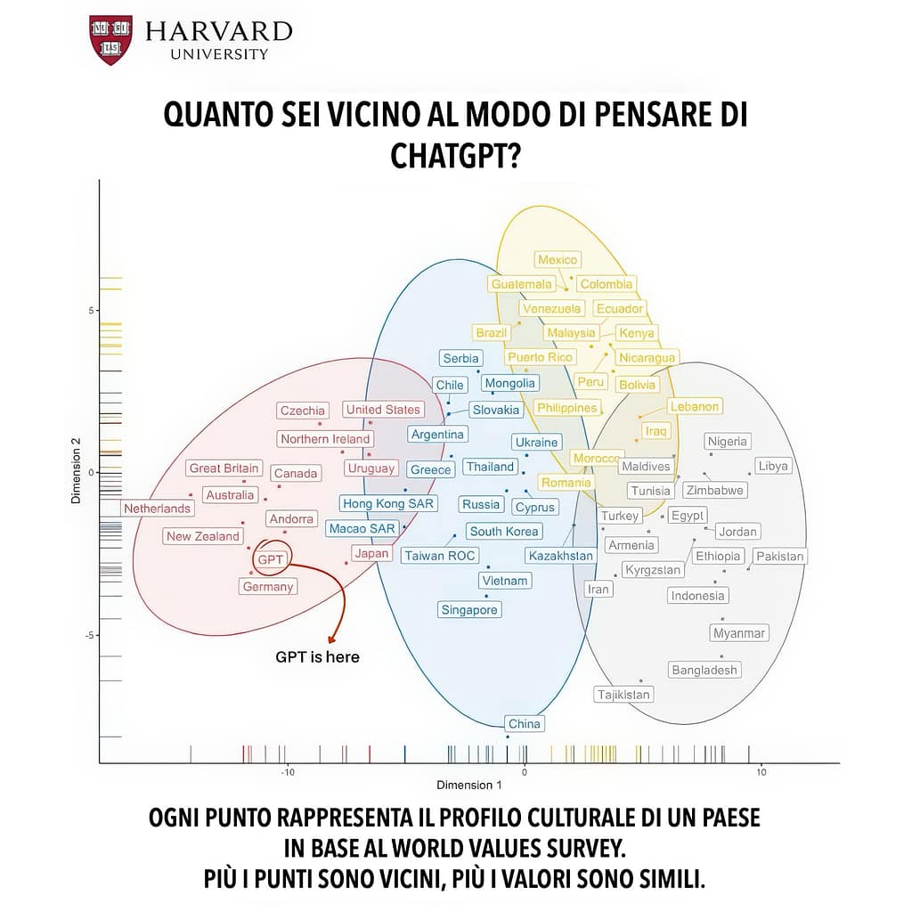 Quanto sei vicino al modo di pensare di ChatGPT - La ricerca di Joseph Henrich dell'Università di Harvard
