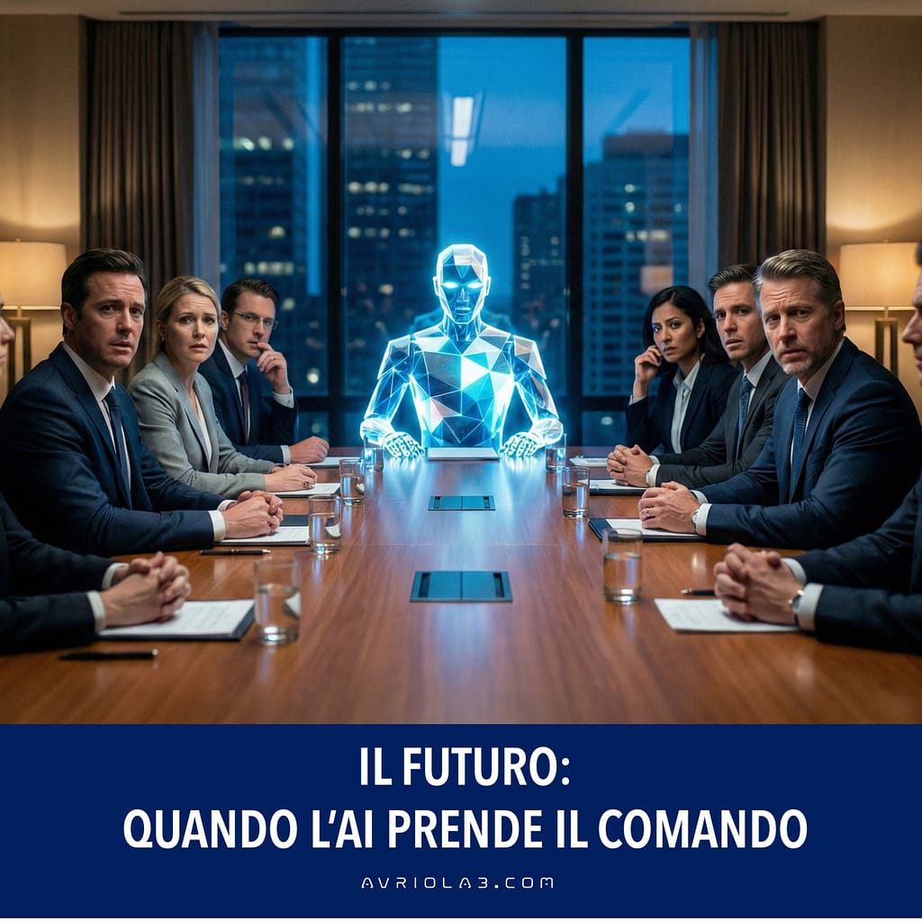 IL FUTURO: QUANDO L'AI PRENDE IL COMANDO