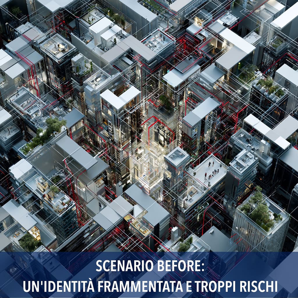 Scenario BEFORE: Un'Identità Frammentata e Troppi Rischi