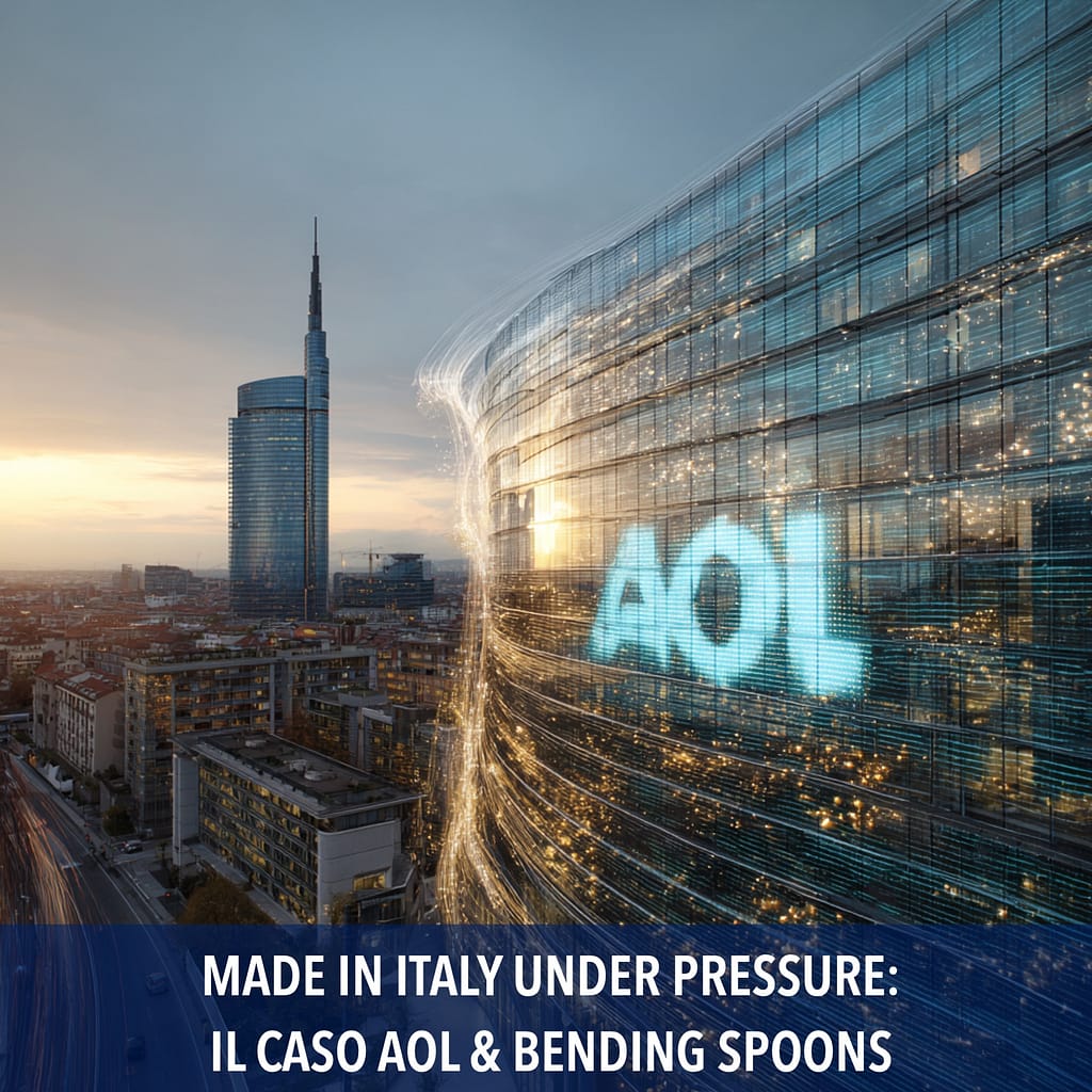 Made in Italy Under Pressure: Il Caso AOL & Bending Spoons La Metamorfosi di un Gigante Digitale guidata dall'Eccellenza Italiana