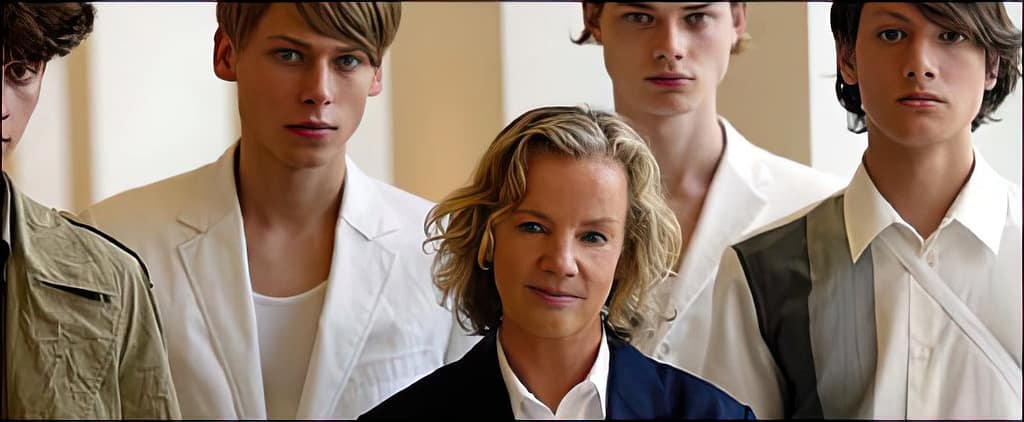 Jil Sander famosa stilista tedesca conosciuta per il suo stile minimalista