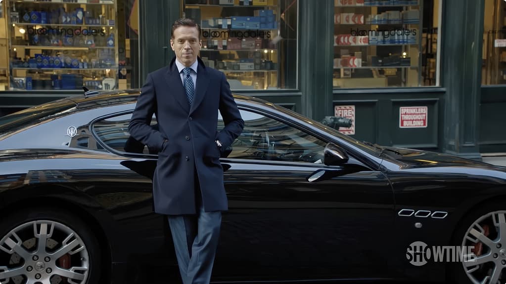 Bobby Axelrod regala una fiammante Maserati GranTurismo a Wendy Rhoades