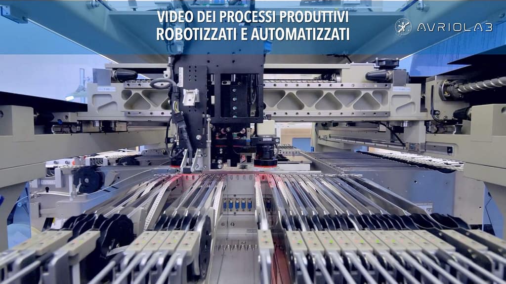 Video dei Processi Produttivi robotizzati e automatizzati
