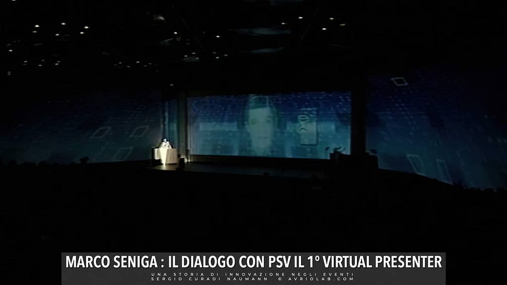 Marco Seniga : Il dialogo con PSV IL 1° Virtual Presenter - Convention Publitalia 1999