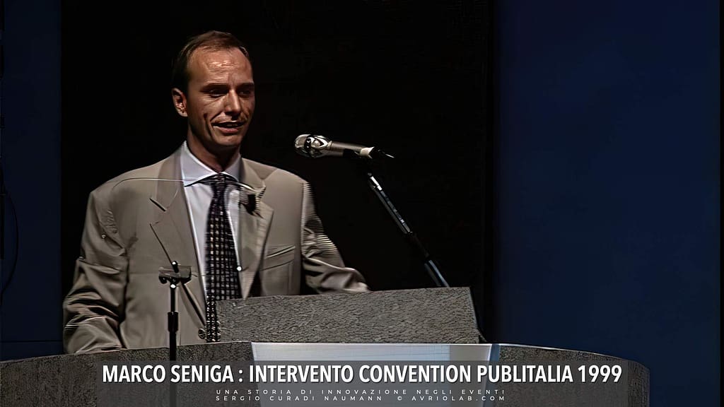 Marco Seniga : Intervento per la presentazione del nuovo sistema informativo PSV - Convention Publitalia 1999