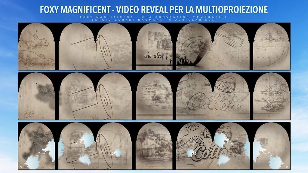 FOXY MAGNIFICENT - VIDEO REVEAL PER LA MULTIOPROIEZIONE 3