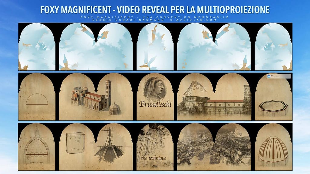 FOXY MAGNIFICENT - VIDEO REVEAL PER LA MULTIOPROIEZIONE 4