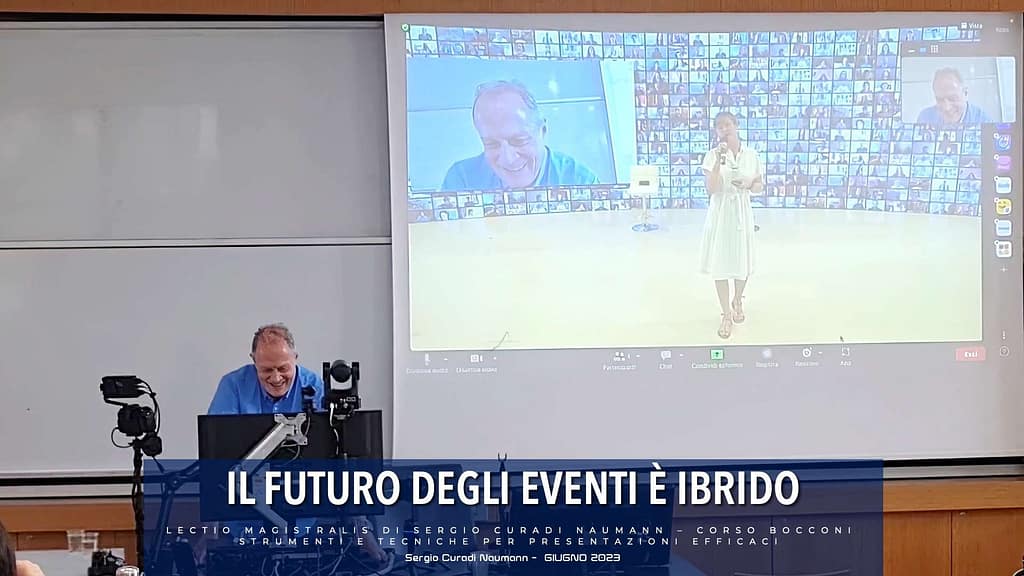 Bocconi - Presentazione THE CIRCLE - Sergio Curadi Naumann si collega con Alma Tagliaferri che presenta le peculiarità del sistema THE CIRCLE