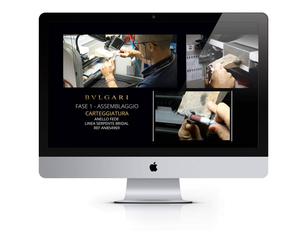SET RIPRESE MULTICAMERA CICLO PRODUZIONE ANELLO BULGARI TRAINING ACADEMY